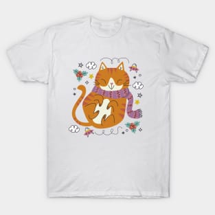 Meowy Christmas Cat T-Shirt